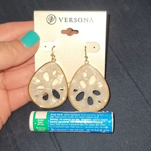 Versona "opal/pearly" dangle earrings